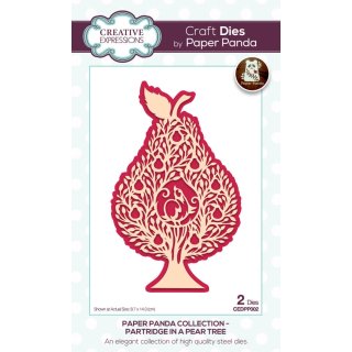 Paper Panda Craft Die - Partridge In A Pear Tree