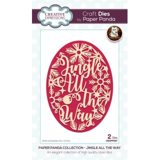 Paper Panda Craft Die - Jingle All The Way