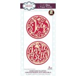 Paper Panda Craft Die - Christmas Baubles Joy & Jingle Bells