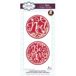 Paper Panda Craft Die - Christmas Baubles Noel & Be Merry