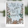 Paper Panda Craft Die - All Is Calm All Is Bright