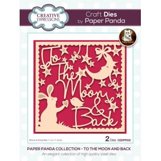 Paper Panda Craft Dies - To The Moon And Back