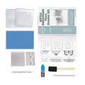 Metal Embossing Kit - Glass Coasters
