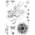 Pink Ink Designs A5 Clear Stamp Set - Bird Sprite