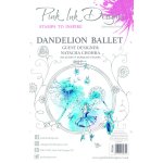 Pink Ink Designs A5 Clear Stamp Set - Dandelion Ballet