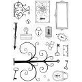 Pink Ink Designs A5 Clear Stamp Set - Hinge & Bracket