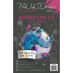 Pink Ink Designs A5 Clear Stamp Set - Rhino Saw Us