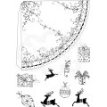 Pink Ink Designs A5 Clear Stamp Set - Festive Cone