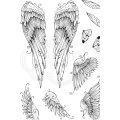 Pink Ink Designs A5 Clear Stamp Set - Flying High