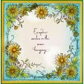 Pink Ink Designs A5 Clear Stamp Set - Frames Series - Cottage Garden