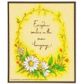 Pink Ink Designs A5 Clear Stamp Set - Frames Series - Cottage Garden