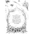 Pink Ink Designs A5 Clear Stamp Set - Frames Series - Country Meadow