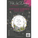Pink Ink Designs A5 Clear Stamp Set - Frames Series - Cottage Garden