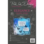 Pink Ink Designs A5 Clear Stamp Set - Frames Series - Elegance