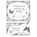 Pink Ink Designs A5 Clear Stamp Set - Frames Series - Elegance