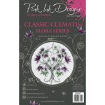 Pink Ink Designs A5 Clear Stamp Set - Classic Clematis