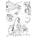 Pink Ink Designs A5 Clear Stamp Set - A Christmas Carol