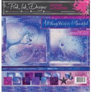 Pink Ink Designs 12x12 Paper Pad - All Things White & Beautiful