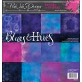 Pink Ink Designs 12x12 Paper Pad - Blues & Hues