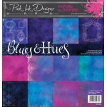Pink Ink Designs 12x12 Paper Pad - Blues & Hues
