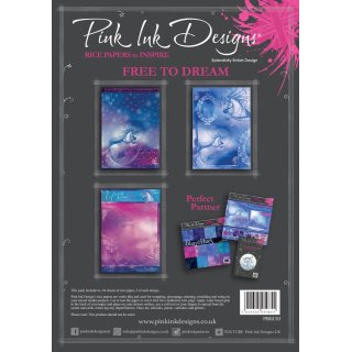 Pink Ink Designs A4 Rice Papers - Free To Dream