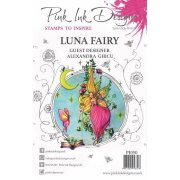 Pink Ink Designs A5 Clear Stamp Set - Luna Fairy