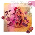 Pink Ink Designs A5 Clear Stamp Set - Henpecked