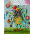 Pink Ink Designs A5 Clear Stamp Set - Henpecked