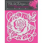 Pink Ink Designs 8x8 Inch Stencil - English Garden