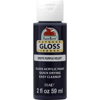 Apple Barrel Gloss Acrylic Indoor & Outdoor Paint - Purple Velvet