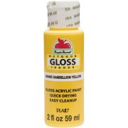 Apple Barrel Gloss Acrylic Indoor & Outdoor Paint - Dandelion Yellow