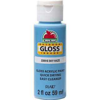 Apple Barrel Gloss Acrylic Indoor & Outdoor Paint - Sky Haze
