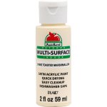 Apple Barrel Indoor and Outdoor Multi-Surface Satin Paint - Toasted Marshmallow