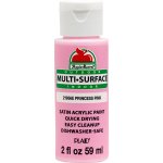 Apple Barrel Indoor and Outdoor Multi-Surface Satin Paint - Princess Pink