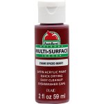 Apple Barrel Indoor and Outdoor Multi-Surface Satin Paint - Spiced Berry