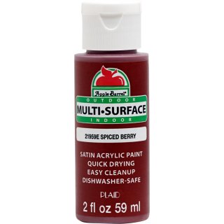 Apple Barrel Indoor and Outdoor Multi-Surface Satin Paint - Spiced Berry
