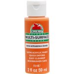 Apple Barrel Indoor and Outdoor Multi-Surface Satin Paint - Outrageous Orange