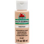 Apple Barrel Indoor and Outdoor Multi-Surface Satin Paint - Peach