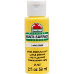 Apple Barrel Indoor and Outdoor Multi-Surface Satin Paint - Lemon
