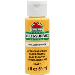 Apple Barrel Indoor and Outdoor Multi-Surface Satin Paint - Golden Yellow