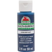 Apple Barrel Indoor and Outdoor Multi-Surface Satin Paint - Deep Navy