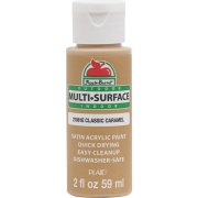 Apple Barrel Indoor and Outdoor Multi-Surface Satin Paint - Classic Caramel