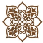 Plaid Fabric Creations Block Printing Stamp - Small Baroque Floral