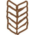 Plaid Fabric Creations Block Printing Stamp - Small Tribal Chevron