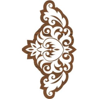 Plaid Fabric Creations Block Printing Stamp - Border Baroque