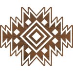 Plaid Fabric Creations Block Printing Stamp - Medium Aztec Tile