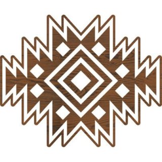 Plaid Fabric Creations Block Printing Stamp - Medium Aztec Tile