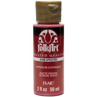 FolkArt Premium Acrylic Paint - Apple Red