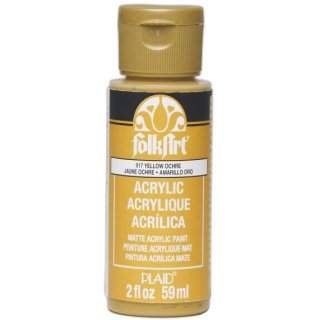 FolkArt Premium Acrylic Paint - Yellow Ochre