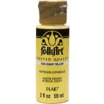 FolkArt Premium Acrylic Paint - Sunny Yellow